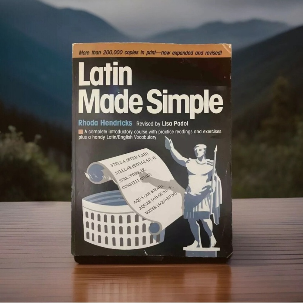 Latin Made Simple (1992) Full Introductory Course Book for Latin Language
